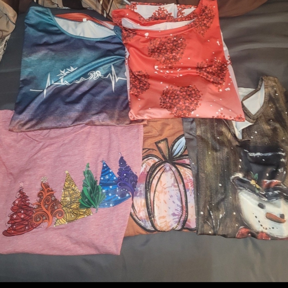 Womens plus sz 5pc holidays